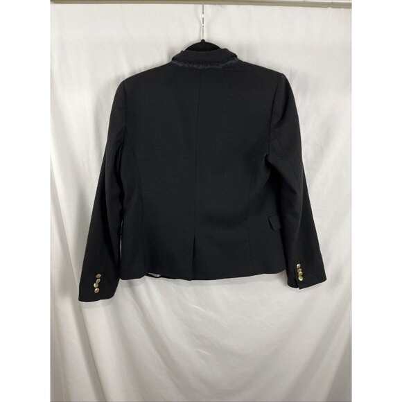 J. Crew Black Schoolboy Blazer Women's Size 8 Preppy Academia College - Picture 9 of 15
